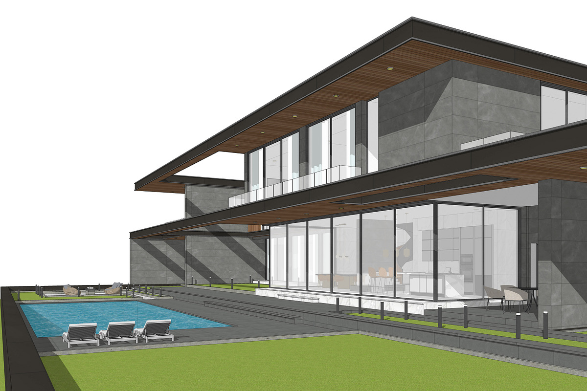 Villa Horizontal 3D, an Architecture 3D Model by Just Necessary (Photo 14 of 21)