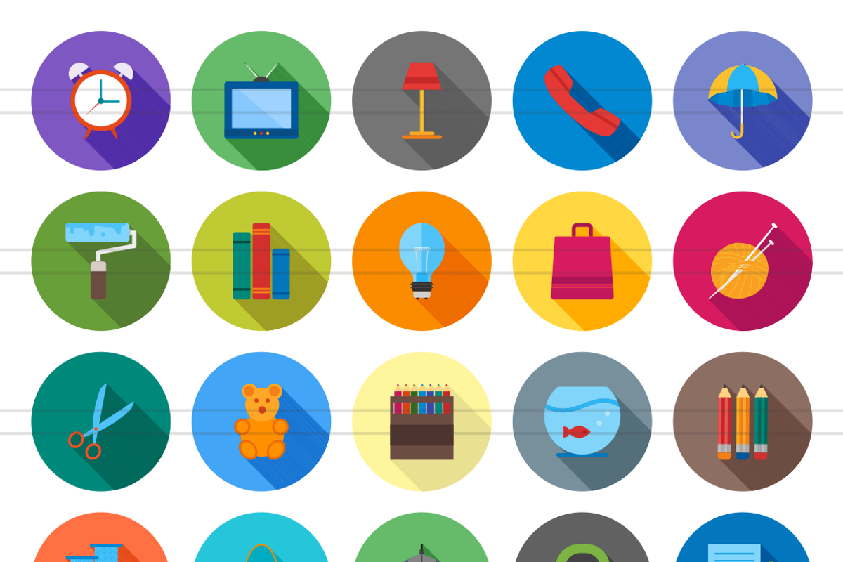 148 Files & Folders Flat Icons, an Outline Icon by IconBunny (Photo 2 of 6)
