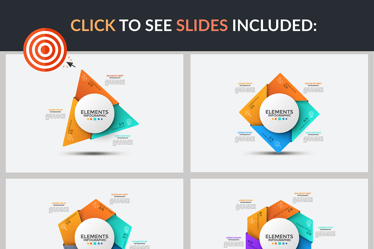 110 Infographic Solutions. Part 1, a Presentation Template by Andrew Kras Design (Photo 7 of 10)