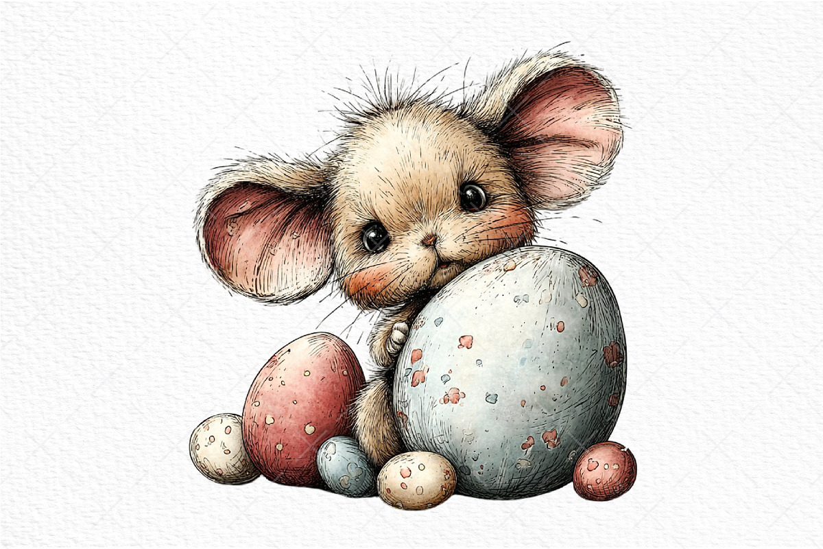 Whimsical Easter Deer Clipart, an Illustration by Craft Nest (Photo 10 of 11)