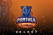 Panther Esports Gaming Mascot Logo, a Branding & Logo Template by FarhanYousaf (Thumbnail 1 of 5)