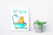 DIG BUNDLE Funny animals, an Animal Illustration by Zooza Art (Thumbnail 31 of 40)