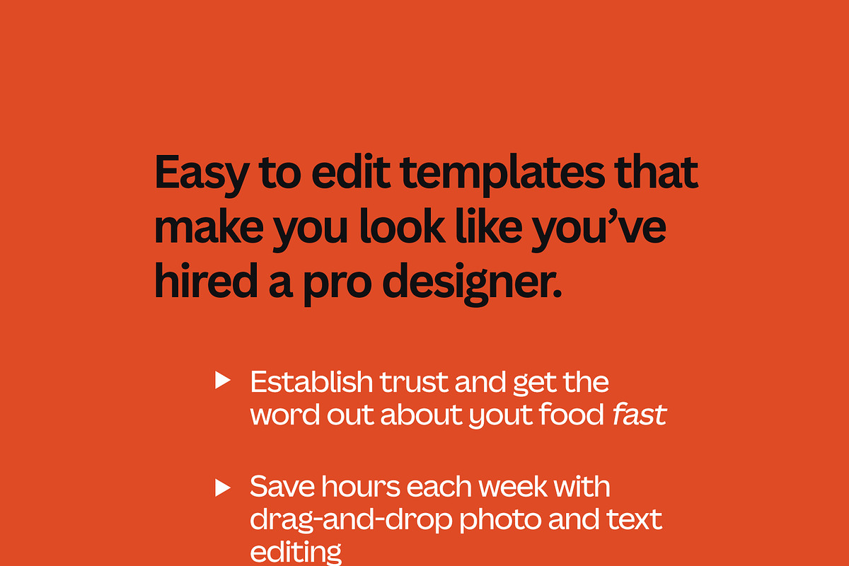 BBQ Food Truck Canva Templates preview 2