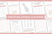 Gratitude planner Canva template, a Design Template by Cate Creates (Thumbnail 6 of 9)