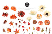 Watercolor flower - Thanksgiving Day, an Illustration by Beigetime (Thumbnail 8 of 14)