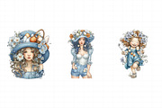 Whimsical Easter Girl Clipart, an Illustration by Daily.Designs (Thumbnail 3 of 7)