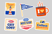 Travel and Adventure Stamps, an Object Graphic by Neodivisu (Thumbnail 6 of 10)