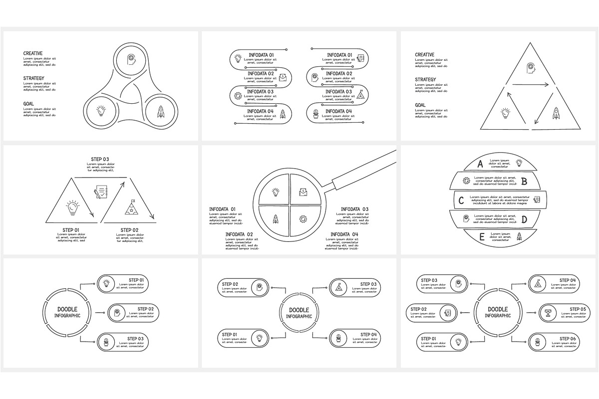 Doodle Presentation Canva Template 2 preview 3