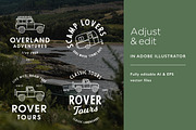 4x4, camper & caravan icons, an Outline Icon by the cabin supply co (Thumbnail 5 of 5)