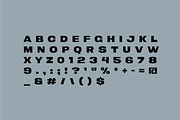 Zode-Bold Blocky Display Font, a Sans Serif Font by Ebad Designs (Thumbnail 2 of 6)