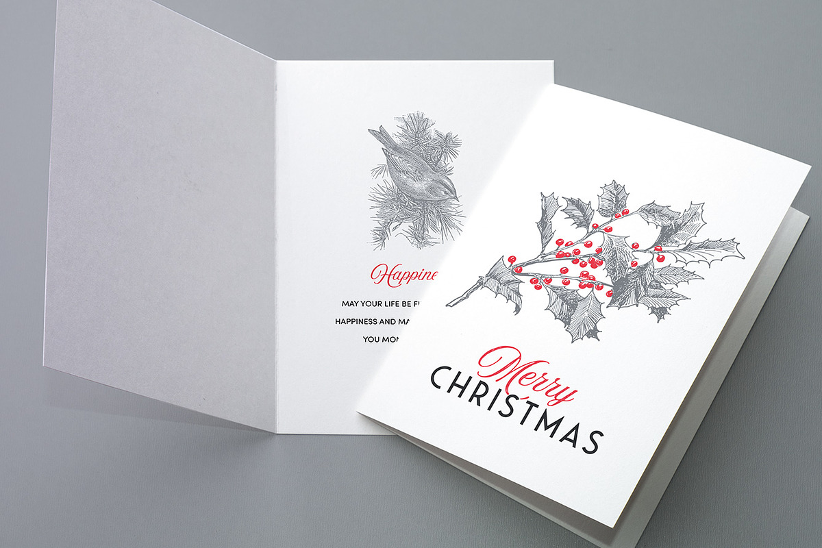 Winter Holidays - Vintage Engravings, a Decorative Illustration by Graphic Goods (Photo 10 of 10)