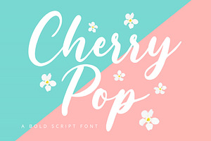 Cherry POP - Bold Script Font