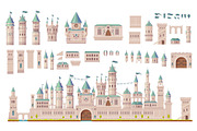 Medieval fortress castle constructor, a Decorative Illustration by Seavector Studio (Thumbnail 3 of 3)