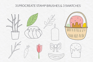 Easter Bunny Stamp Brushes