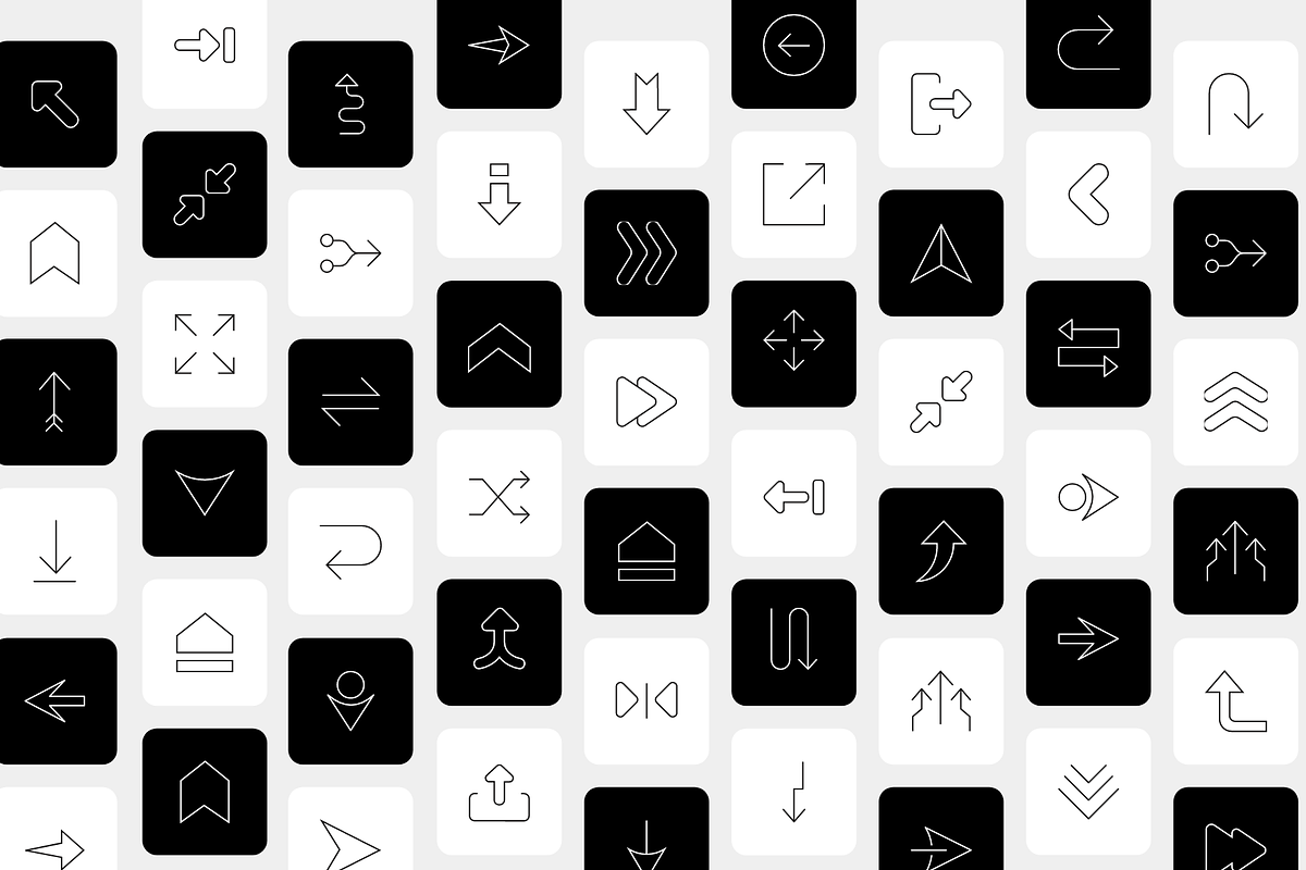 Minimal line arrow icon set, an Outline Icon by Ragul Creates (Photo 5 of 6)