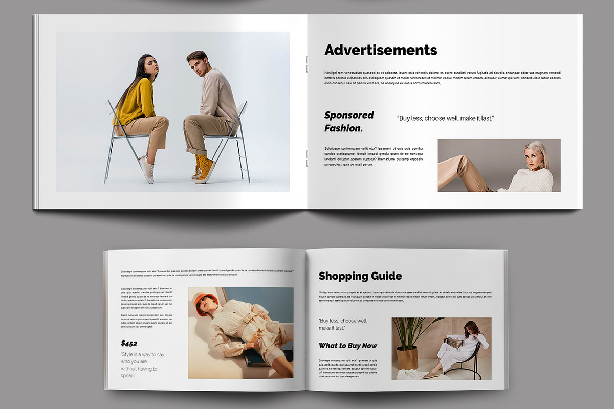 Fashion Magazine Design Layout, a Magazine Template by MightyDesign (Photo 5 of 8)