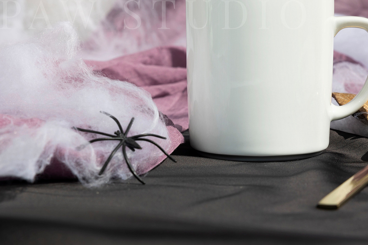 Halloween Mug Mockup Coffee Cup fall, a Cups & Container Mockup by PawMockups (Photo 3 of 10)