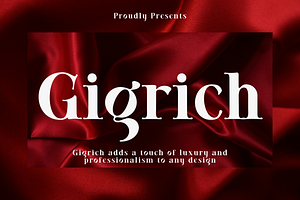 Gigrich - Serif