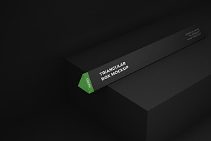 Triangular Small Box Mockup