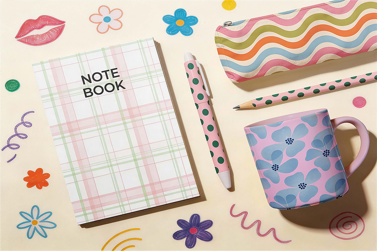 Stationery Set Mockup, a Mockup by Pitchlook.Studio (Photo 2 of 4)