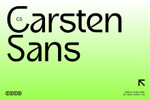 CS Carsten – Hybrid Sans Serif