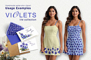 Violets – Floral Collection, a Graphic by NGliory (Thumbnail 4 of 5)