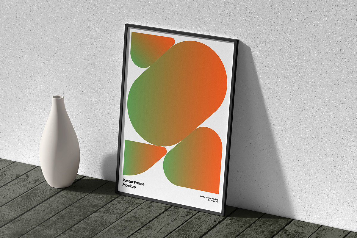 Poster Frame Mock-up, a Product Mockup by Yogurt86 (Photo 10 of 16)