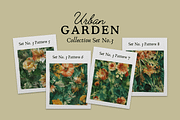 Urban Garden Botanical Patterns #3, a Background Graphic by Happy Creators Co. (Thumbnail 3 of 7)