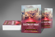 Electro City Nigh Flyer, a Flyer Template by Graphic Templates (Thumbnail 2 of 4)