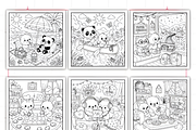 Bold and Easy Cozy Sunday Coloring, a Decorative Illustration by Design Station (Thumbnail 8 of 8)