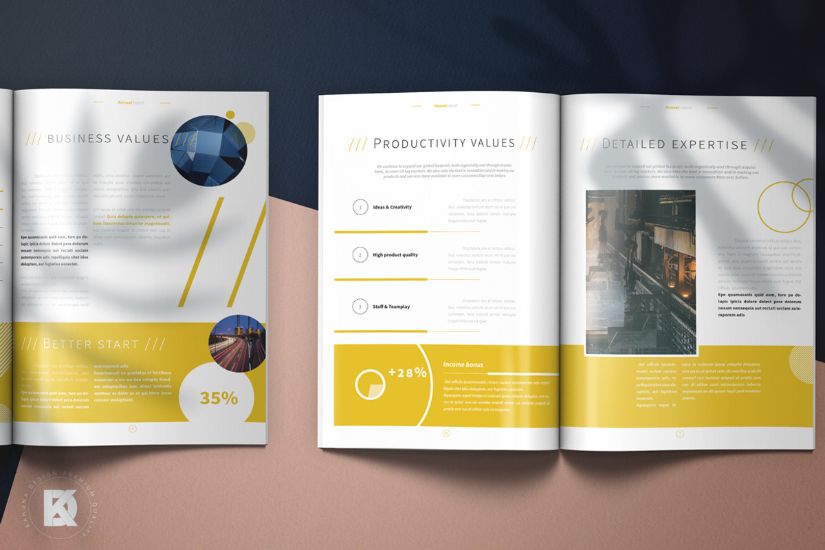 Annual Report, a Brochure Template by Kahuna Design (Photo 4 of 11)