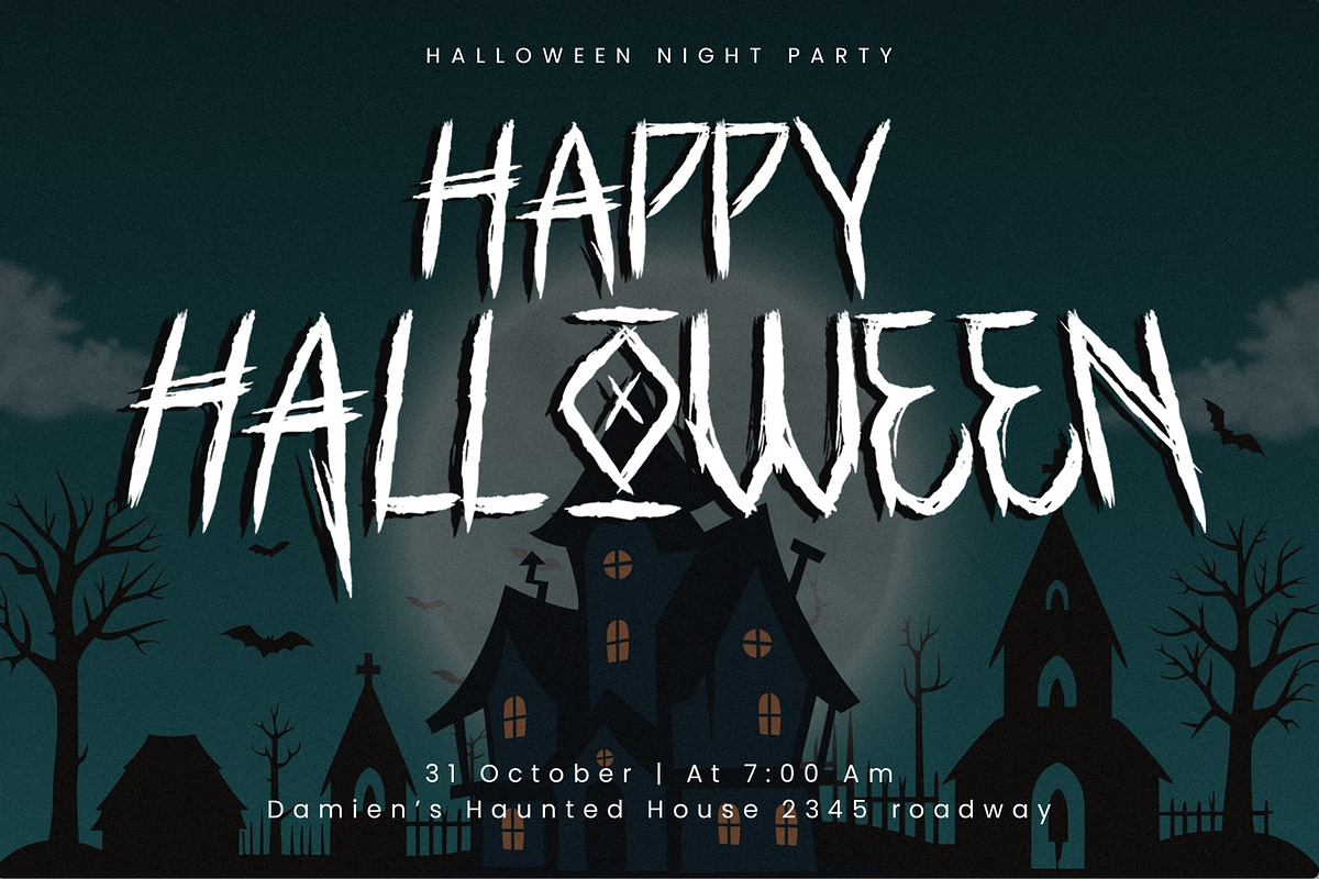 Ghosoul - Halloween Typeface, a Handwritten Font by Inviline.co (Photo 5 of 15)