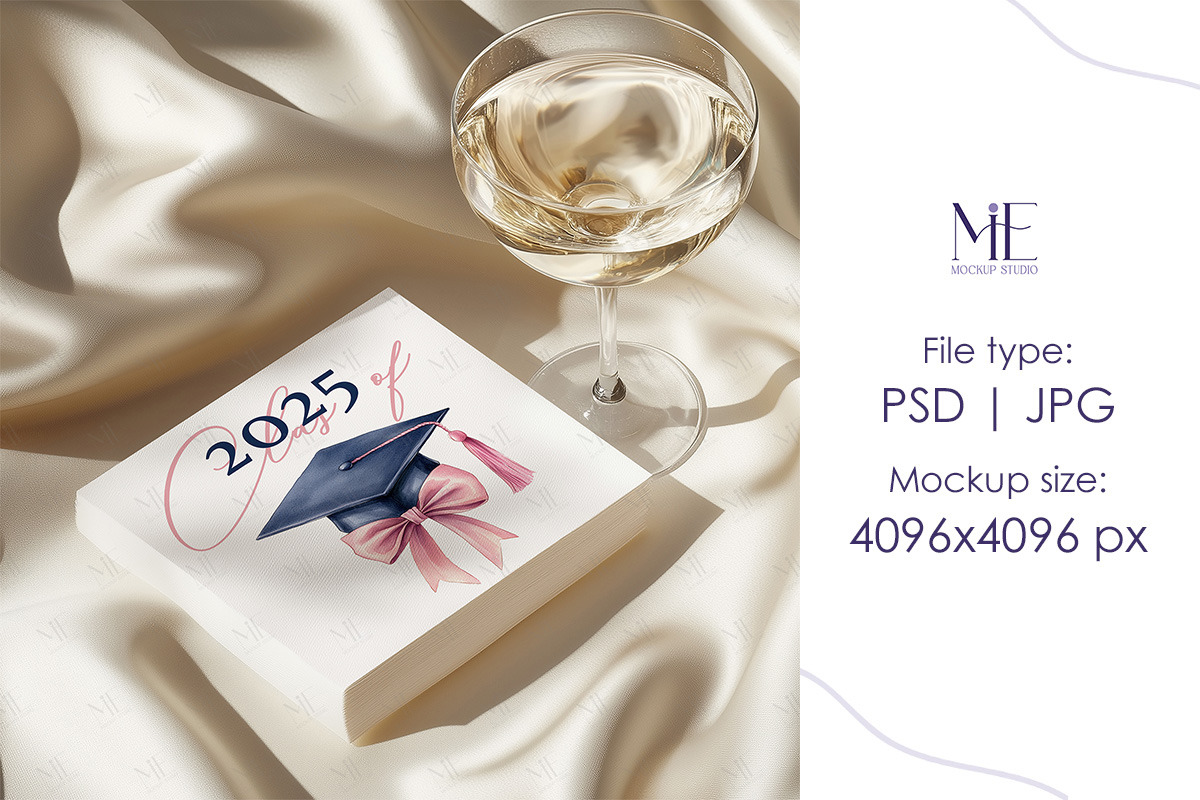 Cocktail Napkin Mockup, Boho Wedding, a Mockup by Mie Mockup Studio (Photo 2 of 10)