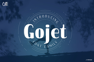 Gojet ~font family