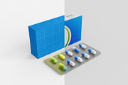 Medicine Pill Box Mockup - 8 views, a Packaging Mockup by Illusiongraphic (Thumbnail 15 of 25)