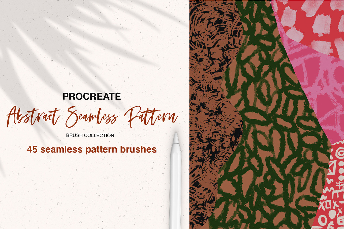 45 Procreate Pattern Brushes, a Brush Add-On by Sweet Fig (Photo 2 of 14)