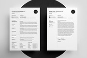 Resume/CV - Sawyer, a Resume Template by bilmaw creative (Thumbnail 2 of 3)