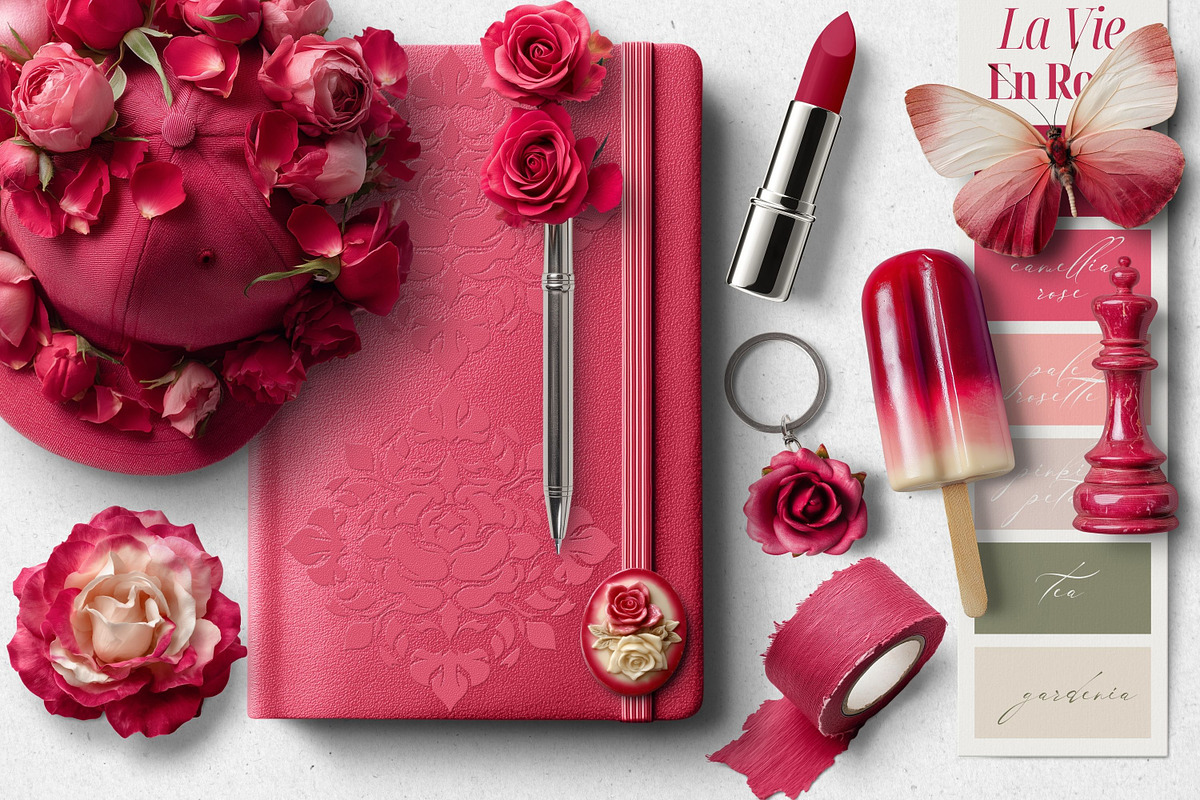 La Vie En Rose Realistic PNG Objects, an Object Graphic by Iconogenic (Photo 5 of 8)