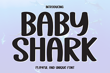 Baby Shark | Script Font