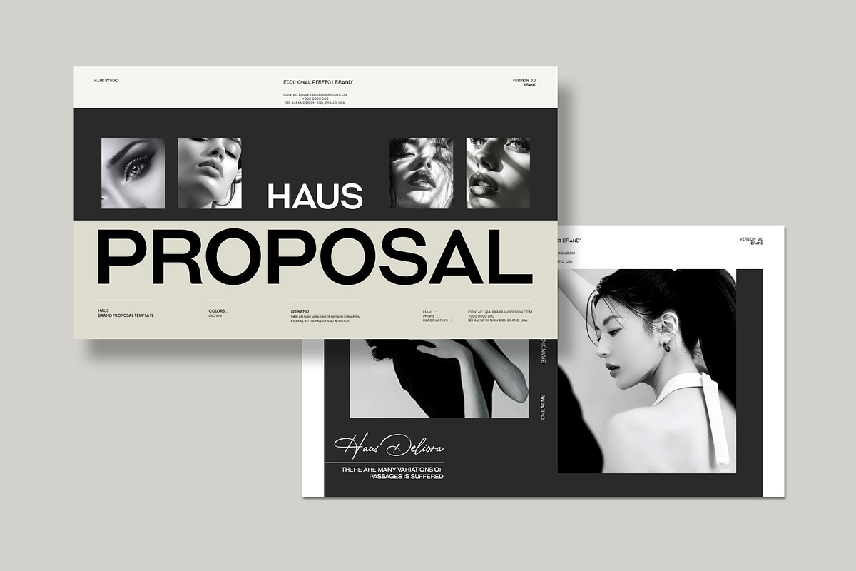 HAUS | Brand Proposal Presentation, a Presentation Template by Slide-Agency (Photo 8 of 11)