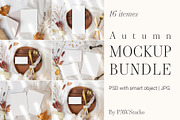 Autumn Card Mockup Bundle Fall1, a Product Mockup by PawMockups (Thumbnail 1 of 11)