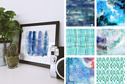 Oceanic watercolor collection!, a Texture Graphic by holaholga (Thumbnail 6 of 7)