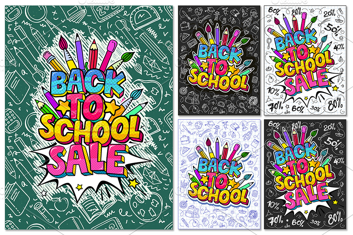 Back To School Bundle, a Decorative Illustration by VectorStory (Photo 1 of 3)