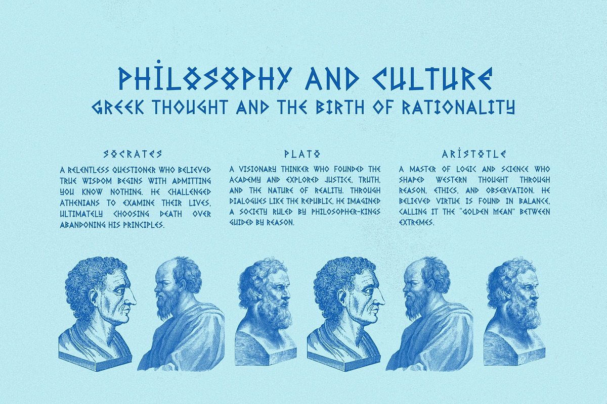Greek Odyssey - Mythology Typeface, a Sans Serif Font by HipFonts (Photo 10 of 12)