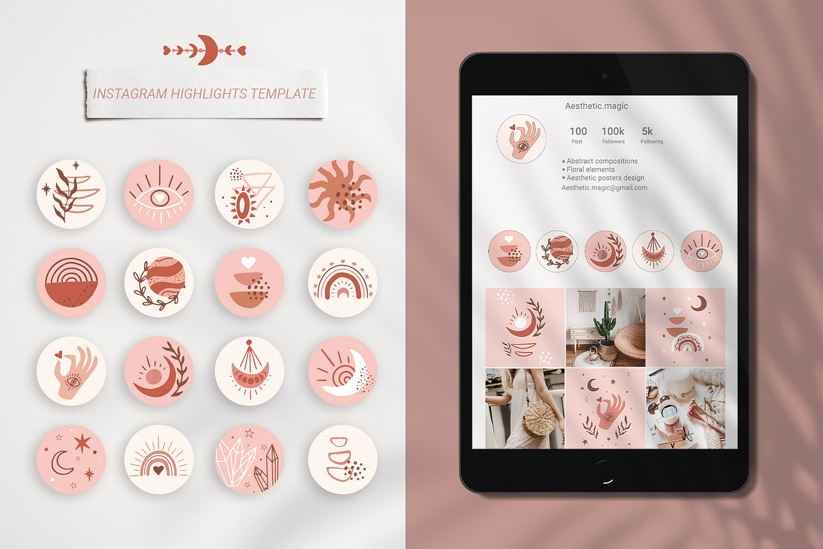 AESTHETIC MAGIC BUNDLE, a Decorative Illustration by roskque (Photo 30 of 69)