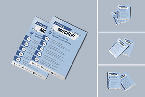 A4 Flyer Mockup, a Flyer Template by seramoe