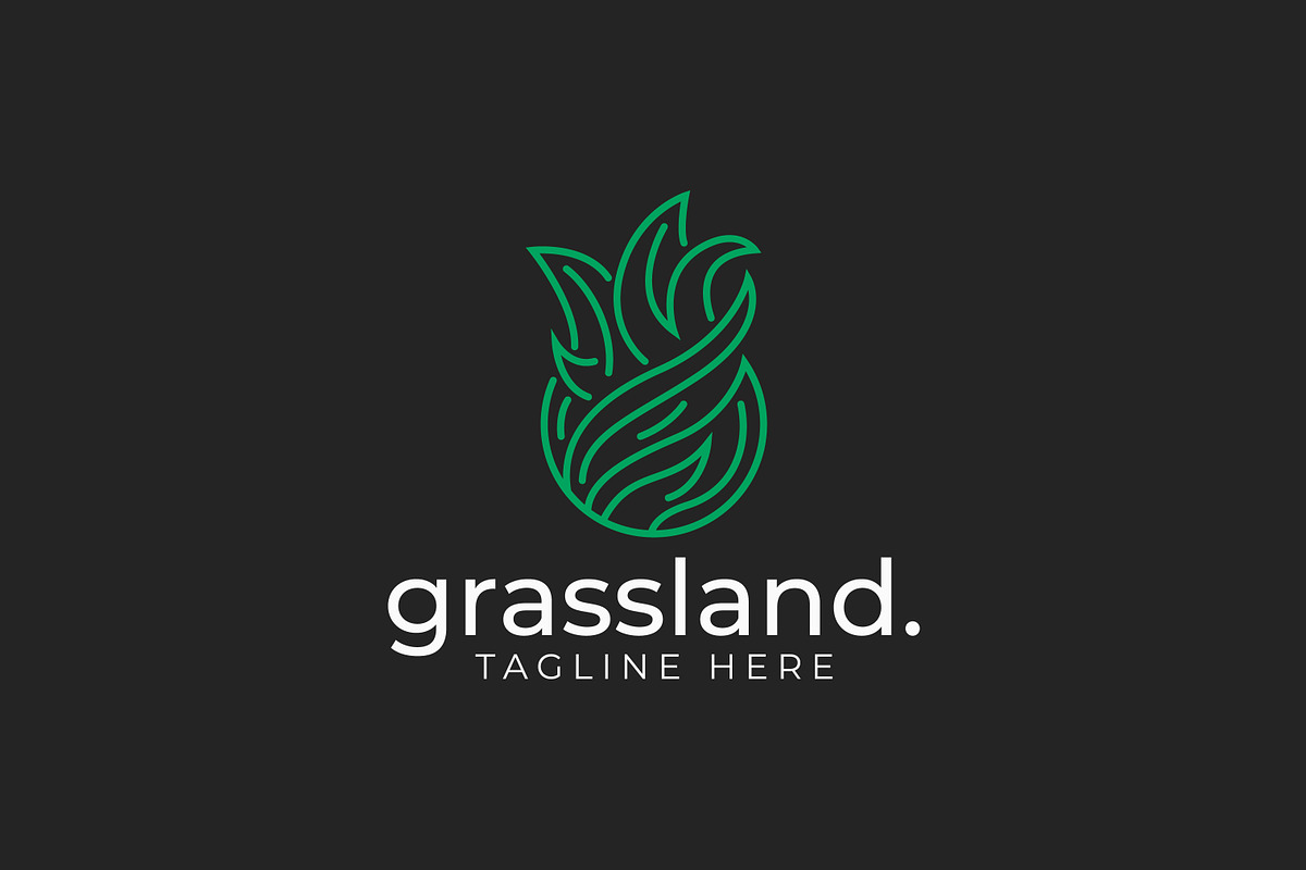 Grassland Logo Field Landscape Soil, a Branding & Logo Template by Signatoro (Photo 2 of 2)