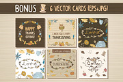 Vintage Fall Vector Bundle + Bonus, a Decorative Illustration by kisikoida (Thumbnail 5 of 5)
