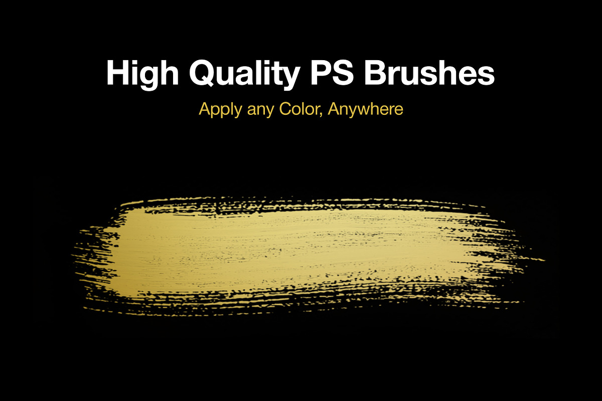 Watercolor Stroke Photoshop Brushes, a Brushes & More by INTENTFX (Photo 5 of 5)