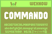 One Man Army font, a Sans Serif Font by weknow (Thumbnail 2 of 8)